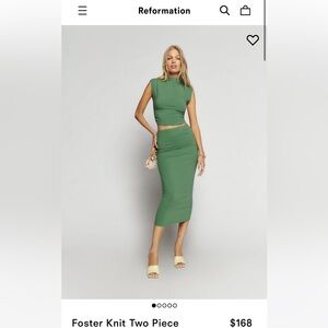 Reformation Foster Knit Two Piece